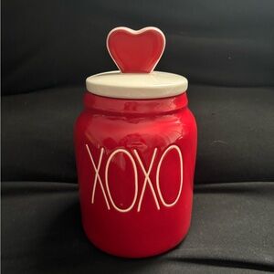 Rae Dunn Small XOXO Heart Canister